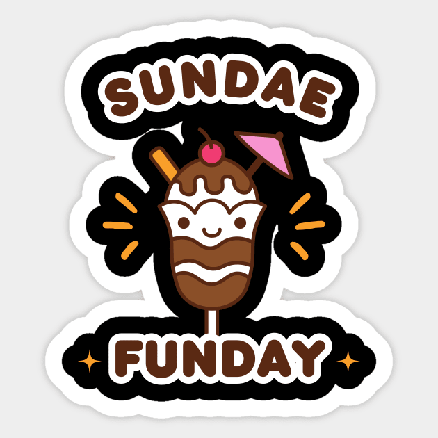 Sundae Funday for Icecream lover Sticker by Turtokart